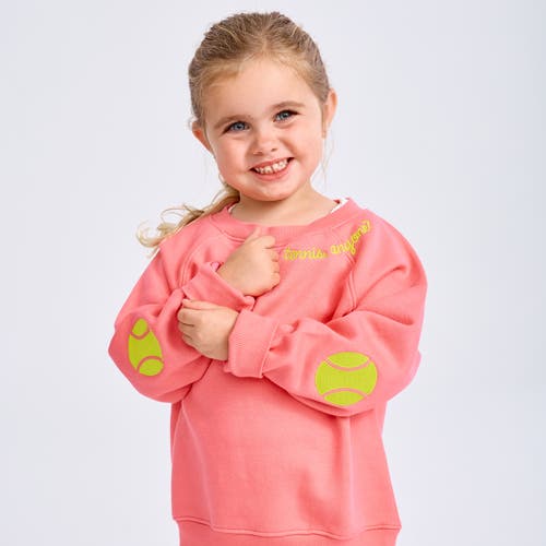Ame & Lulu Kids On The Court Sweatshirt In Pink