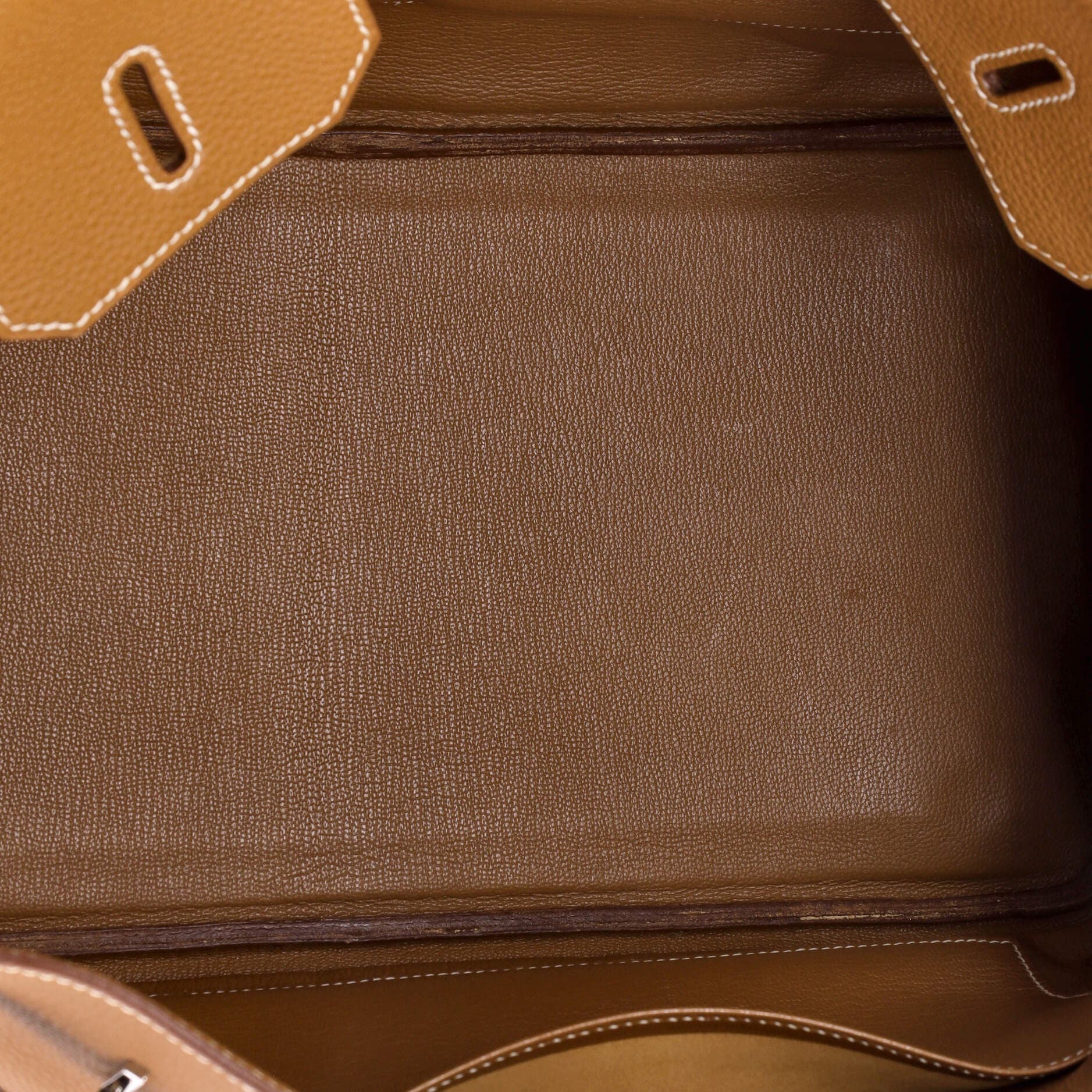 Pre-Owned Hermes Birkin Handbag Brown Togo with Palladium Hardware 35, Alternate, color, 