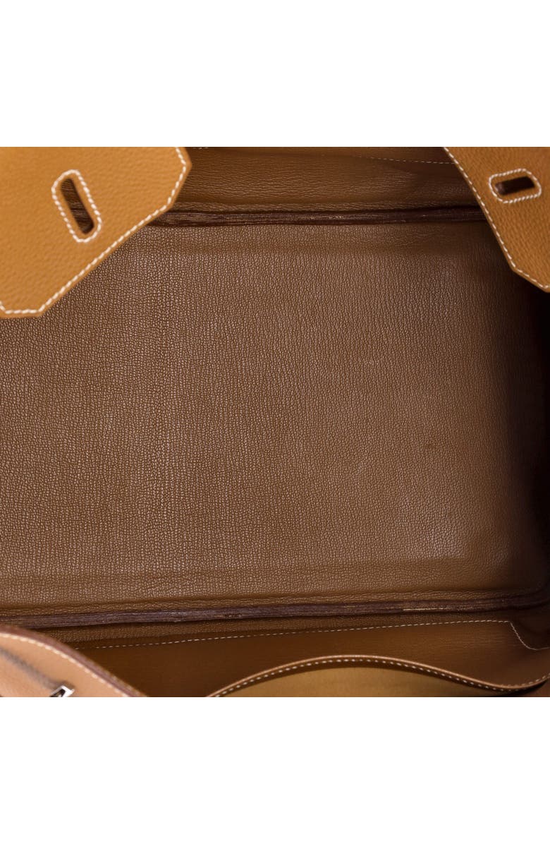 Pre-Owned Hermes Birkin Handbag Brown Togo with Palladium Hardware 35, Alternate, color,