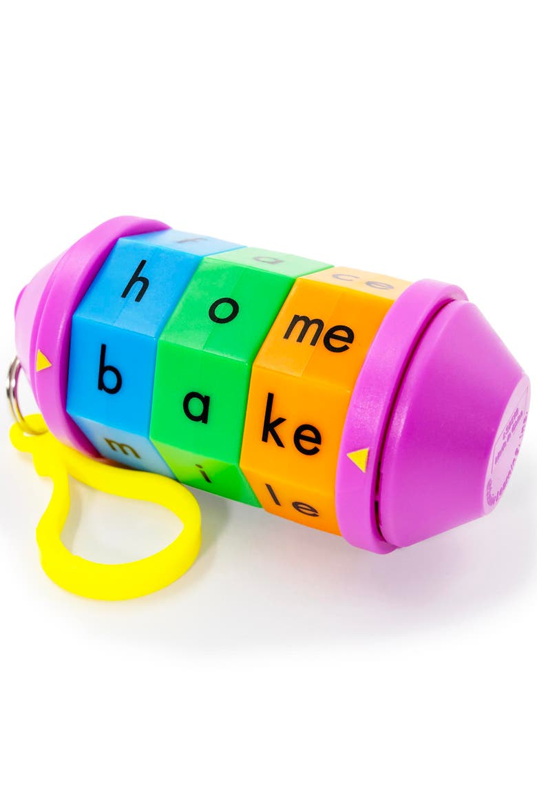 Spidget Word Tumbler, Alternate, color, Multicolored
