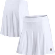 FANATICS Women's Fanatics White Pittsburgh Steelers Primary Logo Tennis Skort