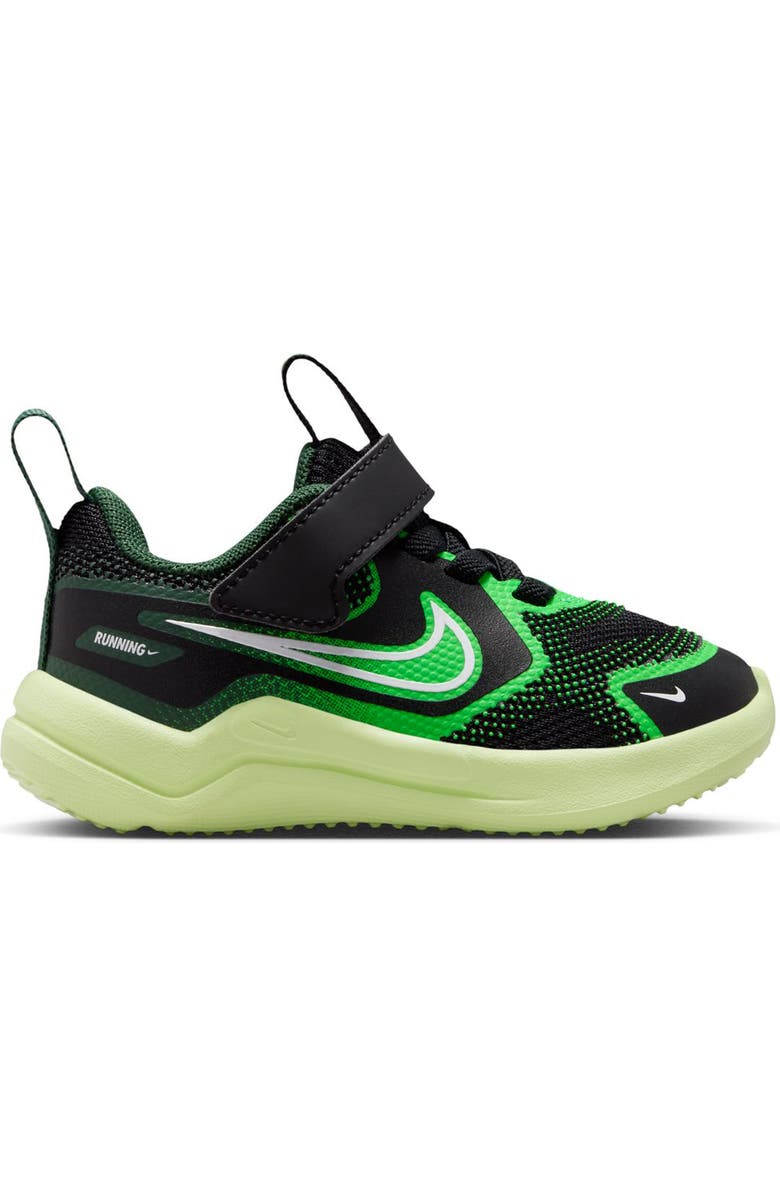 Nike Cosmic Runner Running Shoe, Alternate, color, Black/ White/ Liquid Lime/ Fir