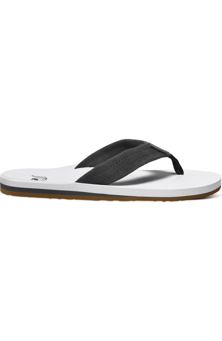 Quiksilver Carver Suede Flip Flop, Alternate, color,