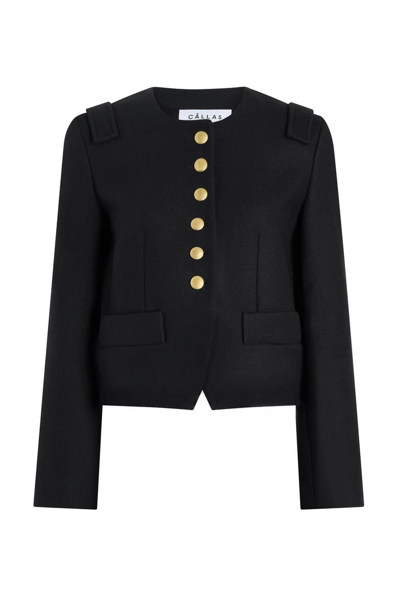 AUBREY Cropped Jacket, Main, color, Black