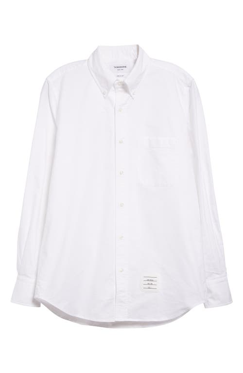 Thom Browne Men's Cotton Shirt In White