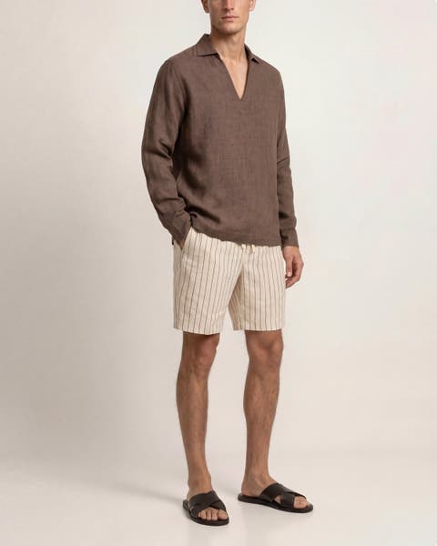 Alex Relaxed Fit Linen Shorts
