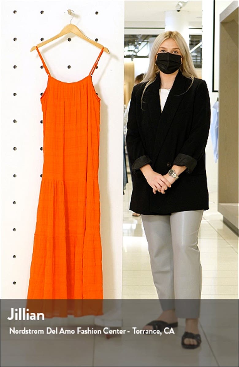 Tiered Voile Maxi Dress, sales video thumbnail