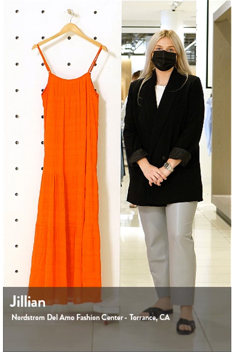 Tiered Voile Maxi Dress video