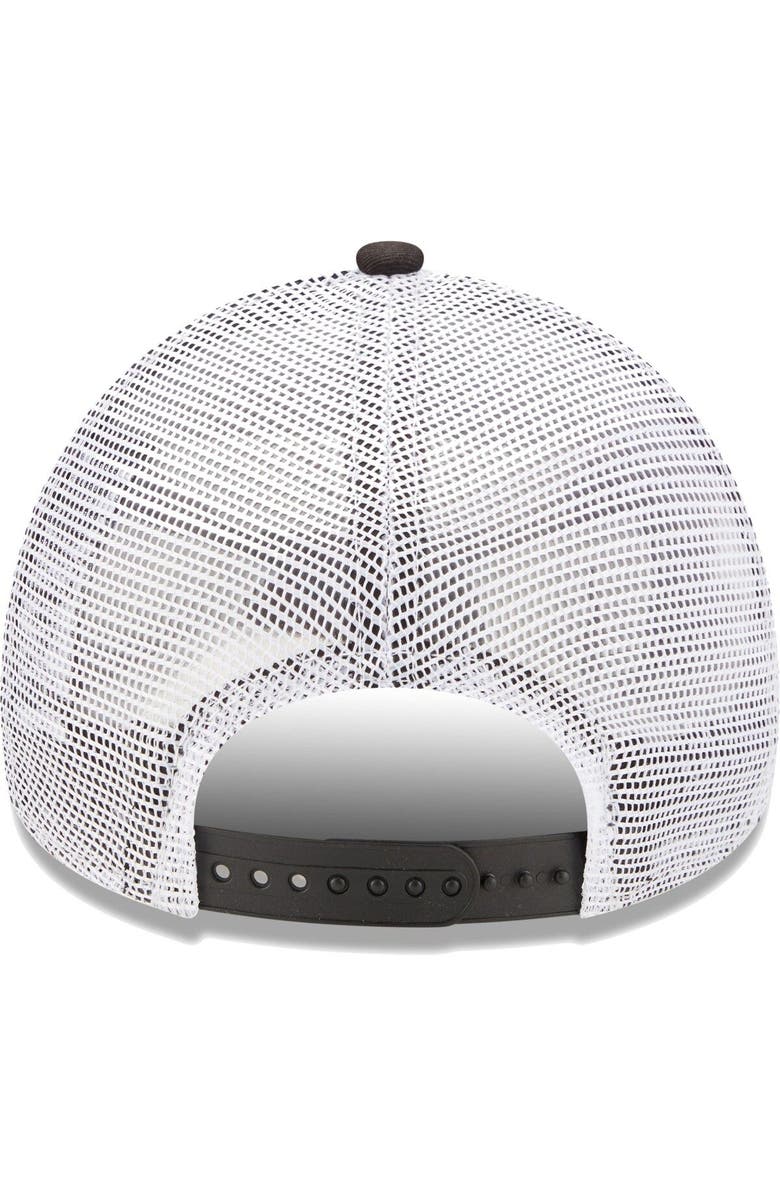 New Era Men's New Era Black/White Pittsburgh Steelers Gradient Trucker 9FORTY Snapback Hat, Alternate, color, 