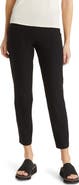 Eileen Fisher Stretch Crepe Slim Ankle Pants