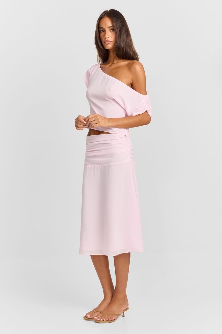 Margot Midi Skirt, Alternate, color, Pink