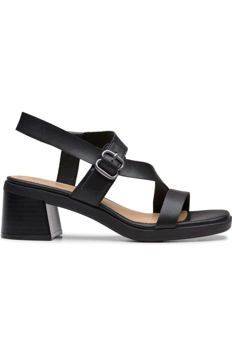 Clarks<sup>®</sup> Jaylan Sol Sandal, Alternate, color, Black Leather