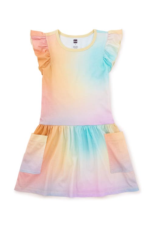 Flutter Sleeve Pocket Dress