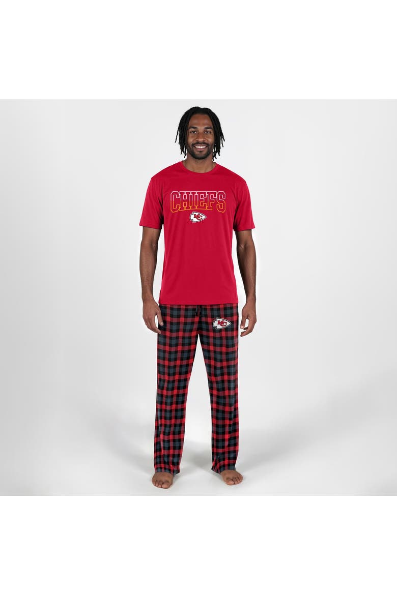 Men's Concepts Sport Red Kansas City Chiefs Highland Sleep Set, Main, color, Red