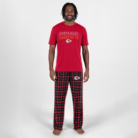 Men's Concepts Sport Red Kansas City Chiefs Highland Sleep Set