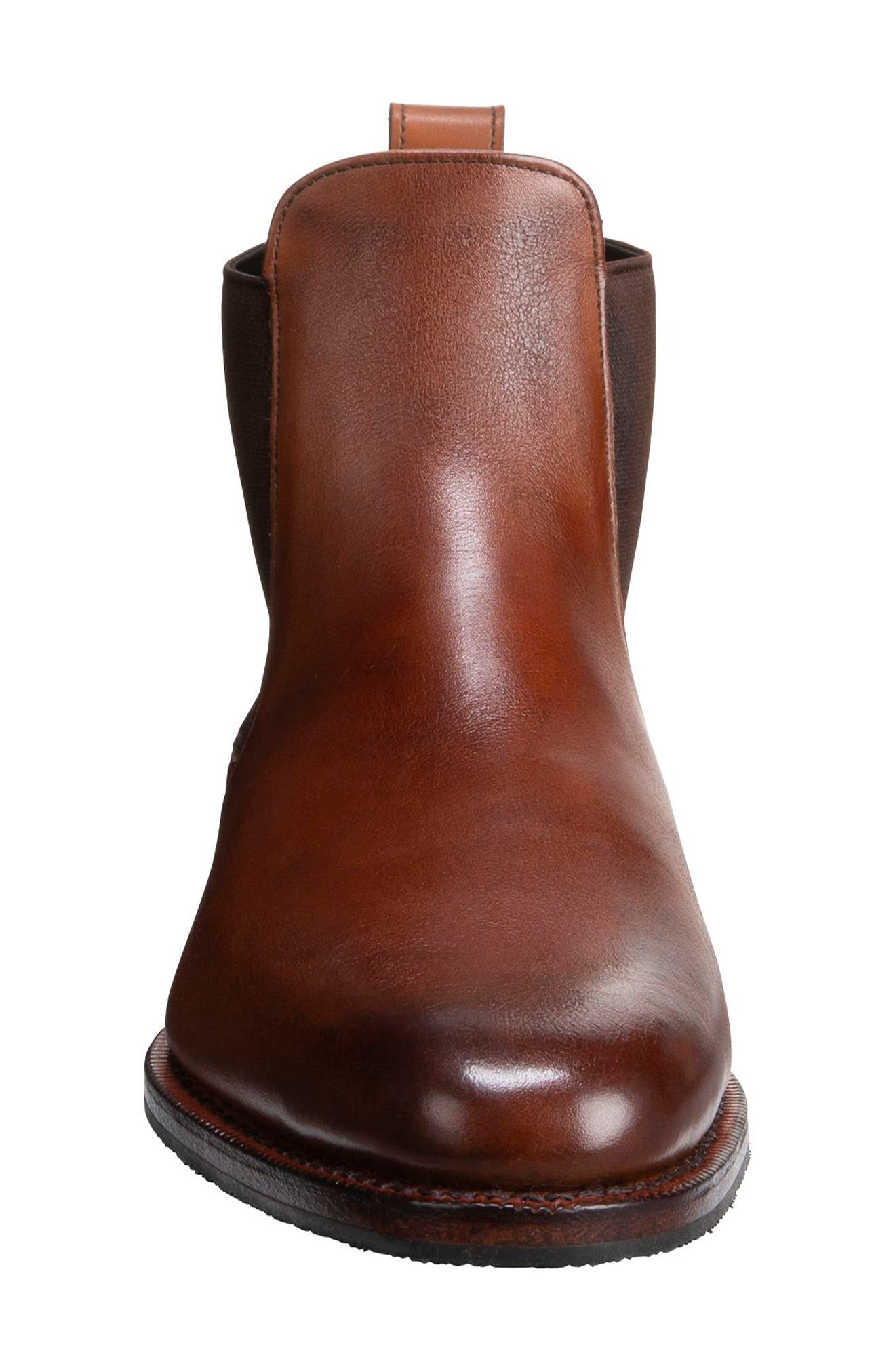 Allen Edmonds Liverpool Chelsea Boot, Alternate, color, Chili