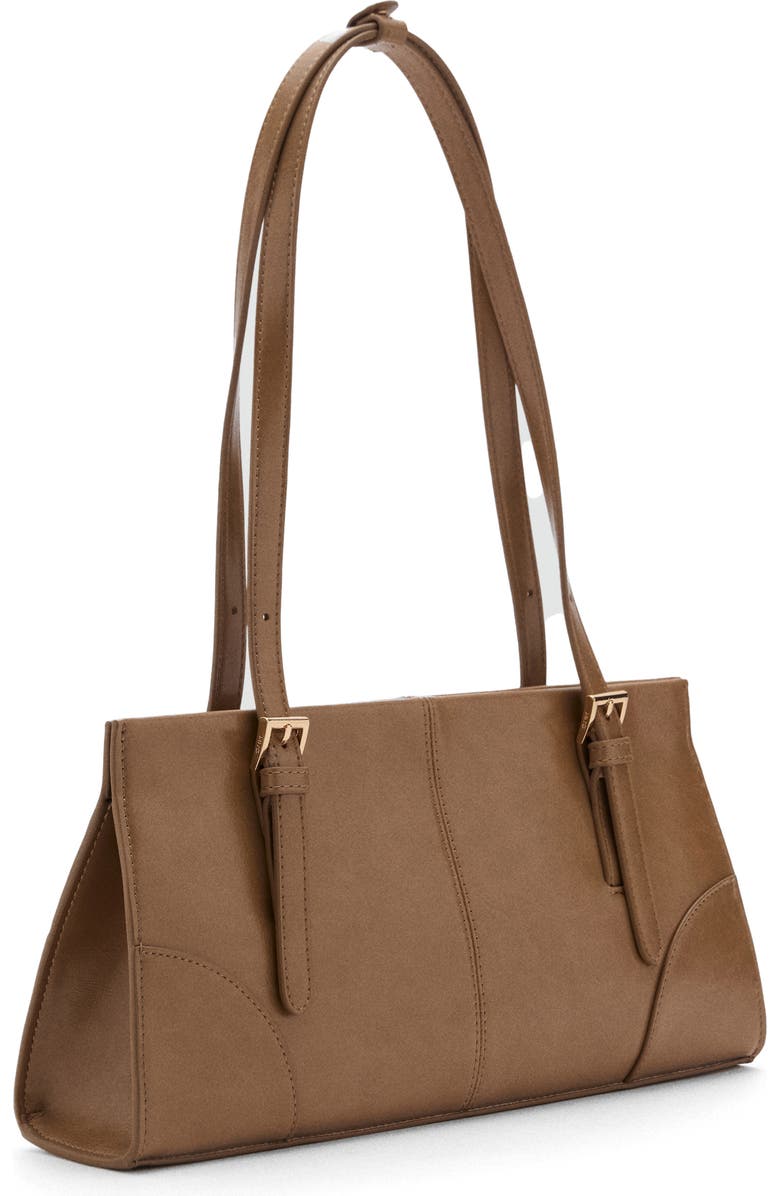 MANGO Faux Leather Shoulder Bag, Alternate, color,