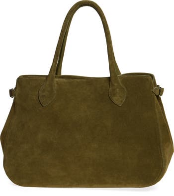 Large Patrizia Suede Satchel