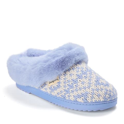 Hannah Festive Knit Clog Slipper