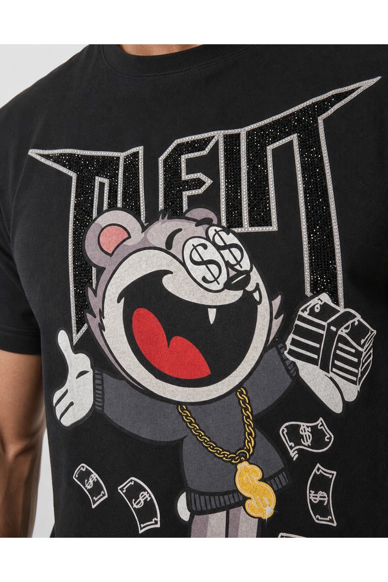 Jersey T-Shirt Money Bear Men, Alternate, color, black