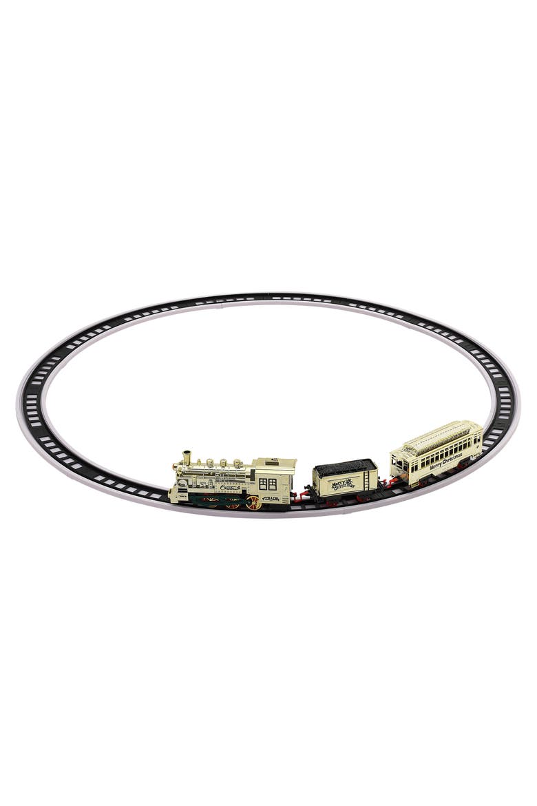 Animated Train Around the Tree - Gold, Alternate, color, Gold