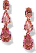 Nadri Natural Beauty Crystal Linear Drop Earrings