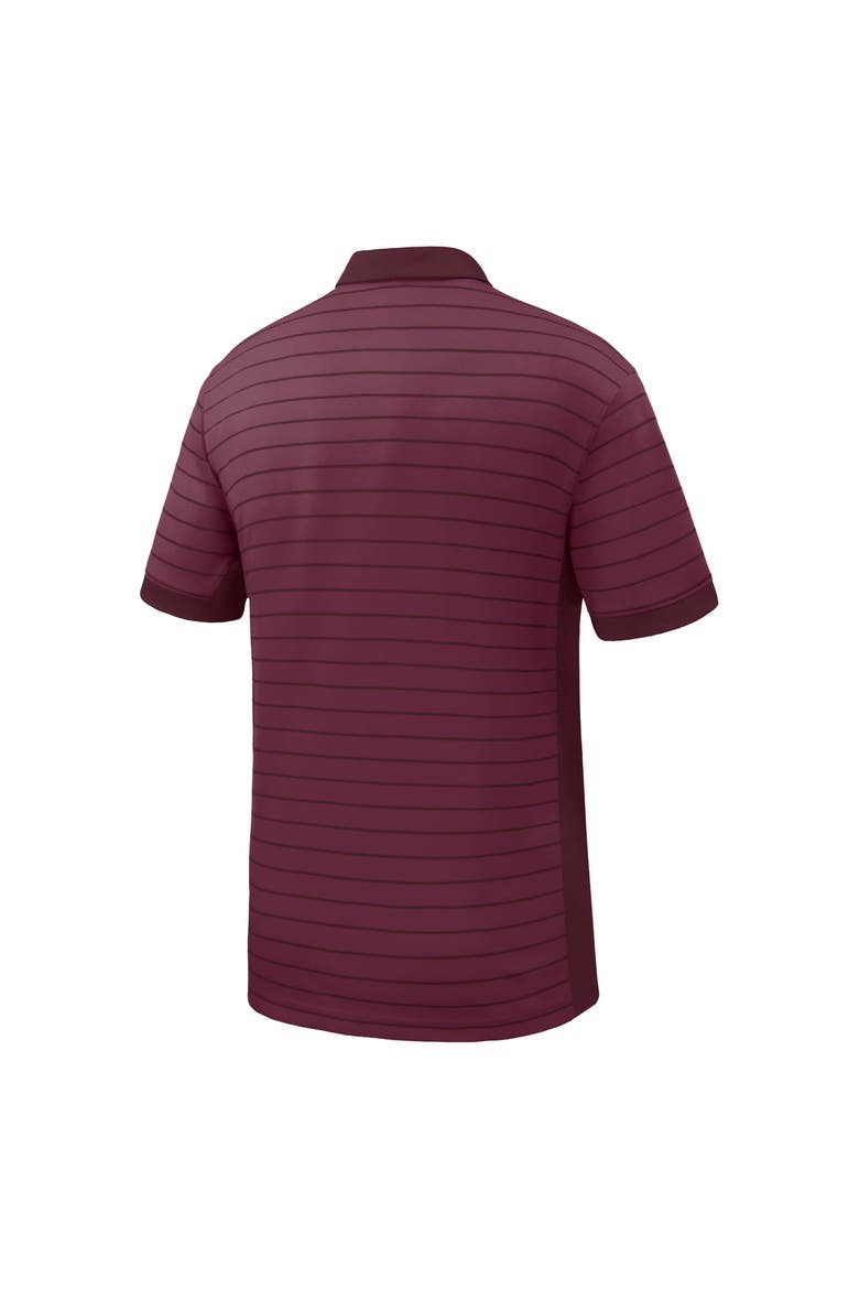 Men's Nike Garnet Virginia Tech Hokies Victory Stripe Dri-FIT Polo, Alternate, color, Garnet