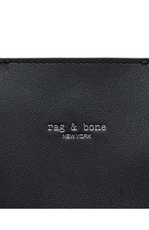 Rag & Bone Parker Leather Bucket Bag In Black