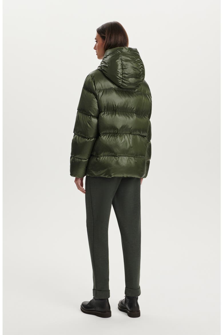 Madelina Down Puffer Jacket, Alternate, color, RACING OLIVE