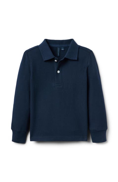 The Long Sleeve Pique Polo (Toddler)