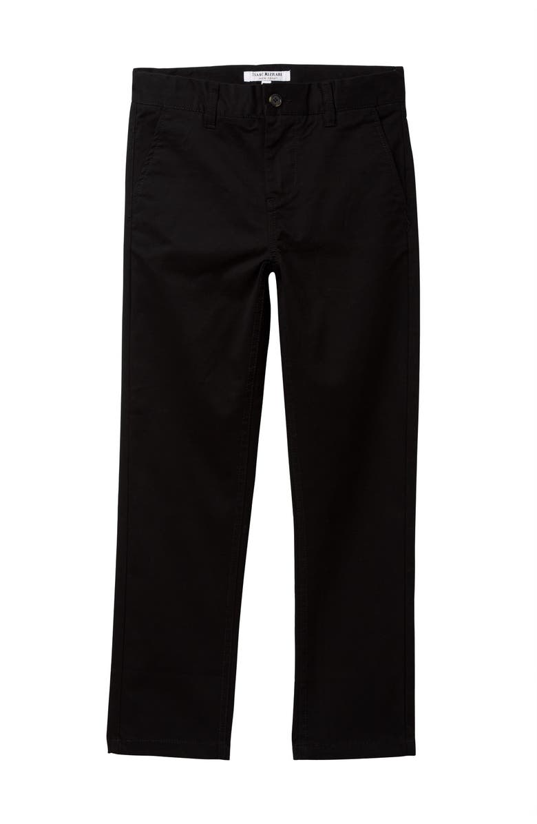Isaac Mizrahi New York Solid Stretch Pants, Alternate, color, 
