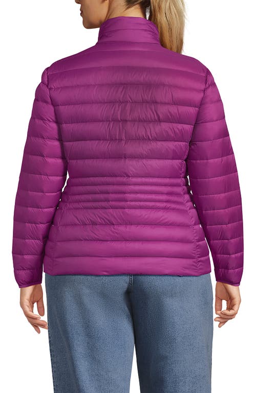 Lands' End Wanderweight Ultralight Packable Down Jacket In Purple
