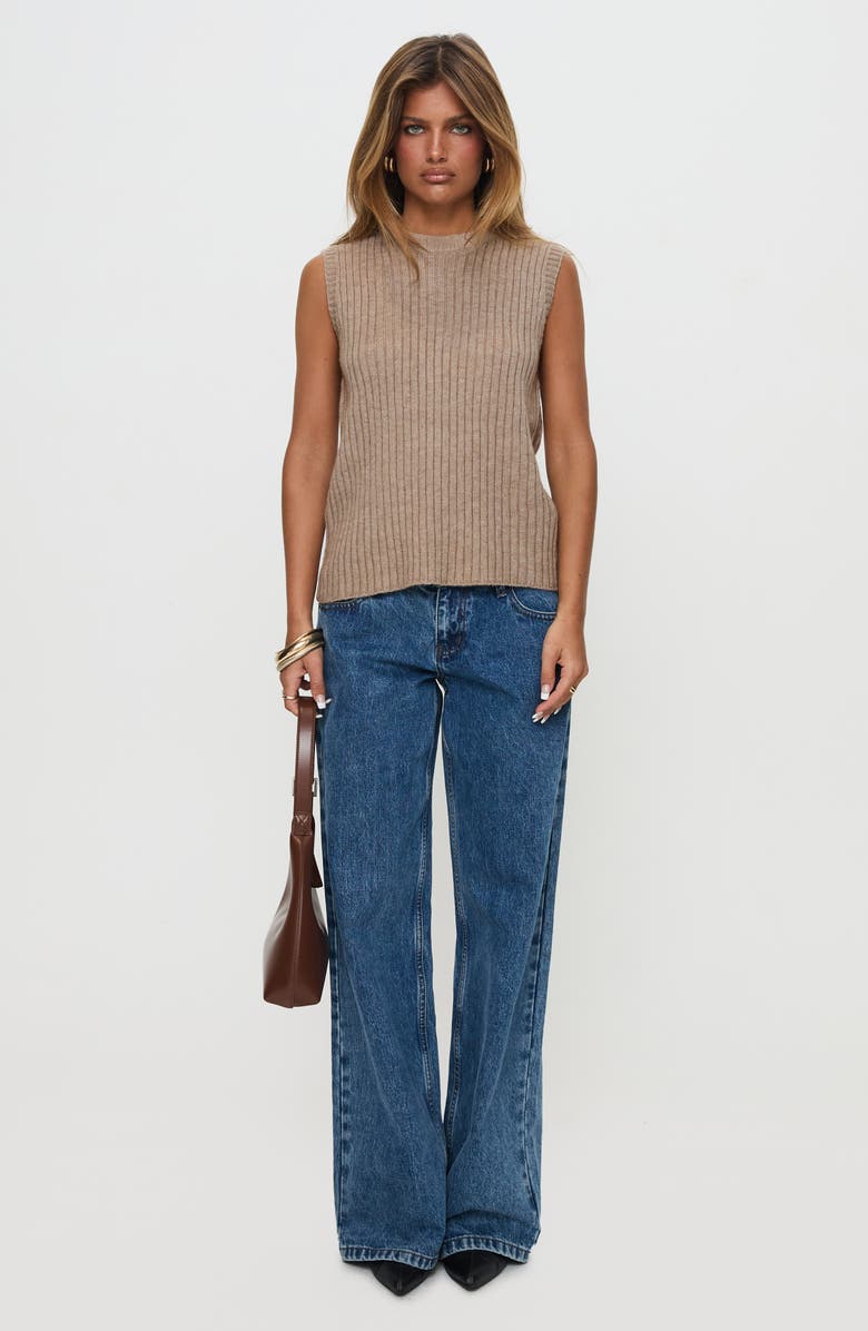 Princess Polly Jessabell Crewneck Sweater Tank, Alternate, color,