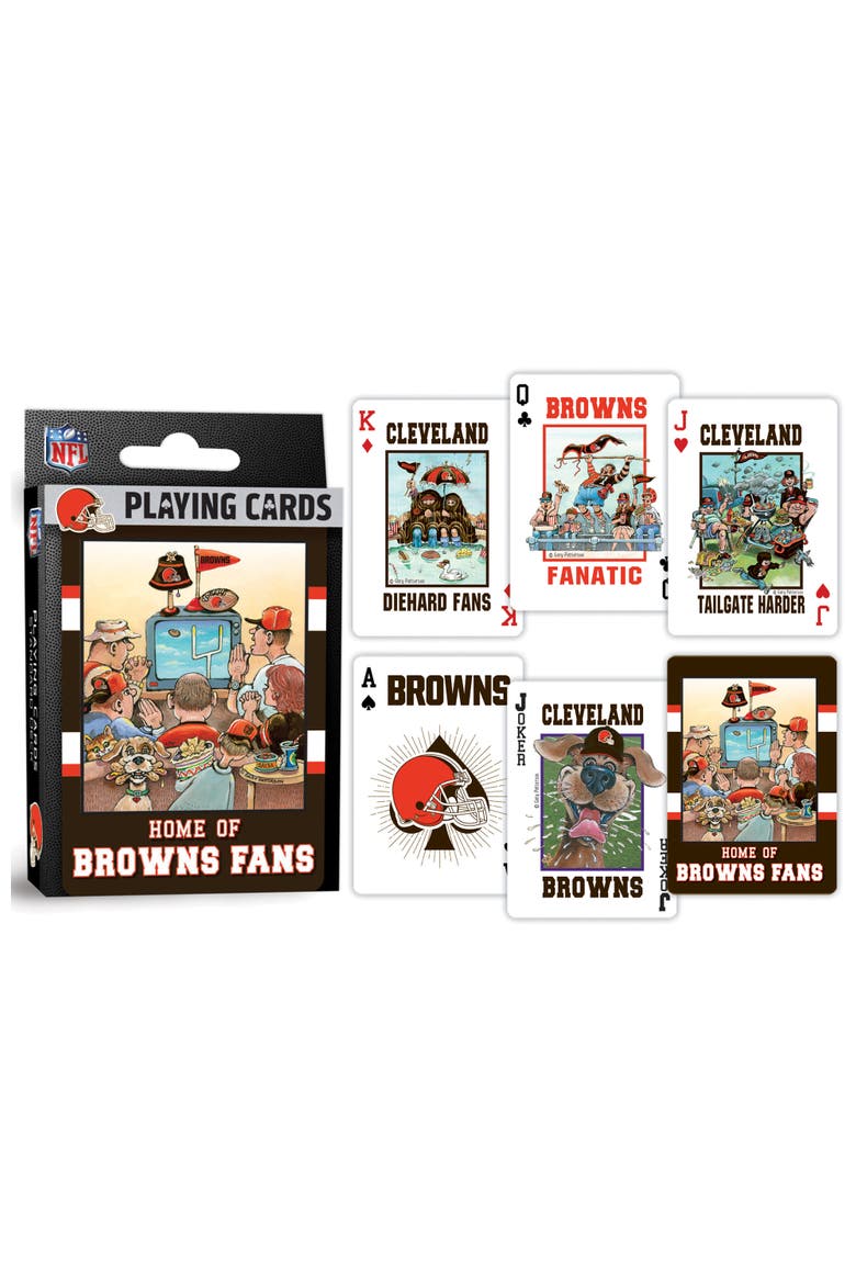 Cleveland Browns Fan Deck Playing Cards, Alternate, color, Multicolor