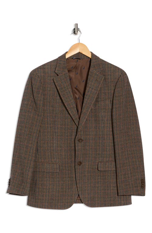 Nautica Notch Lapel Dinner Jacket In Brown