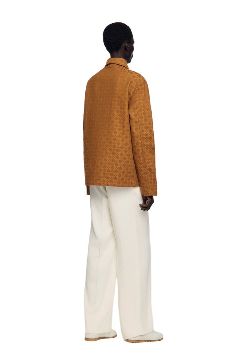 Square Cross denim jacket, Alternate, color, Camel