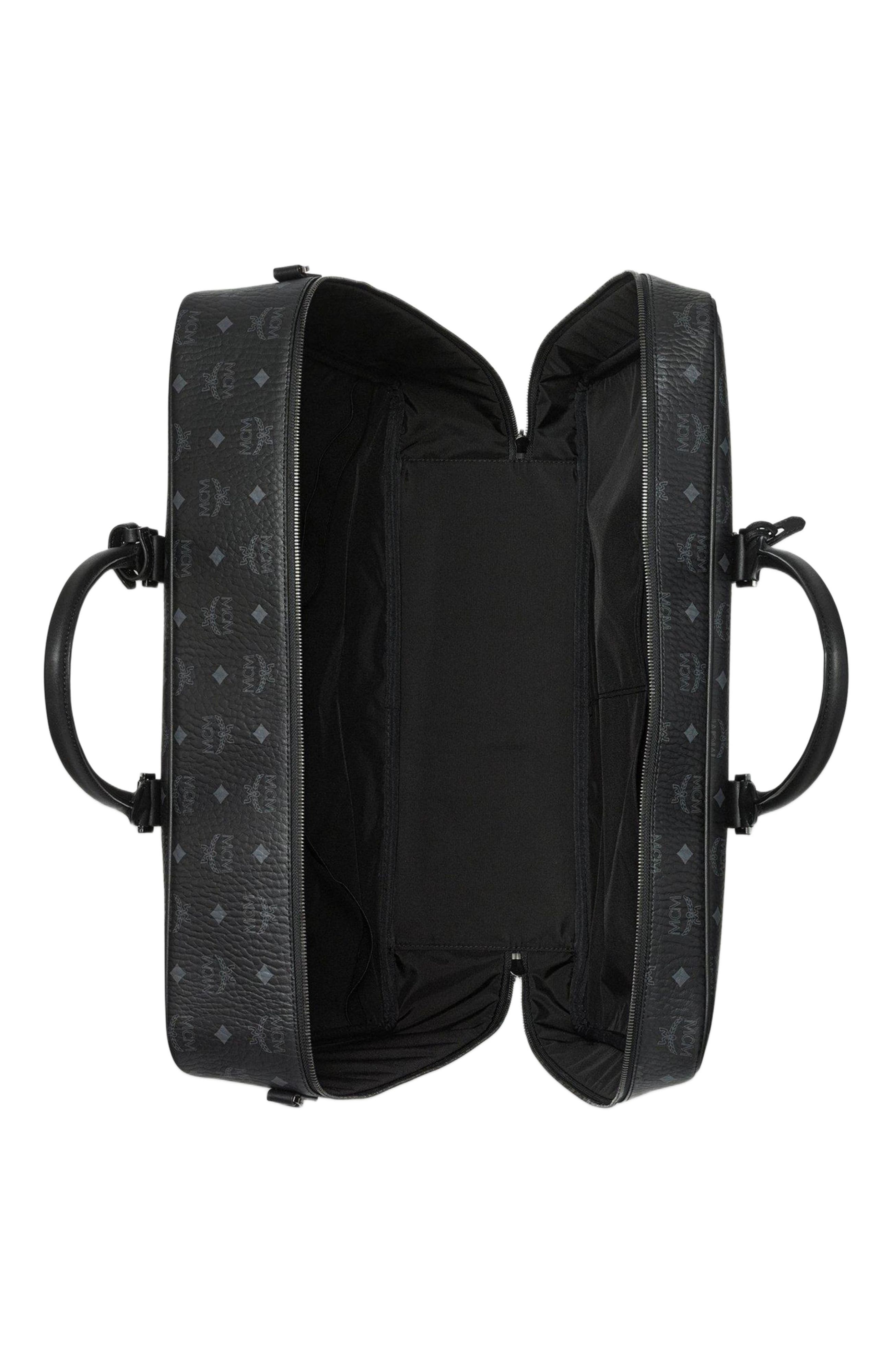 MCM Ottomar Suitcase in Visetos, Alternate, color, 