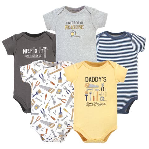 Essential Cotton Bodysuits 5-Piece Set