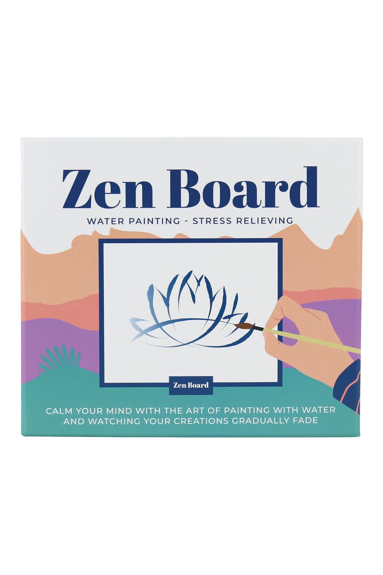 Zen Board Water Painting Kit, Main, color, ASSORTED