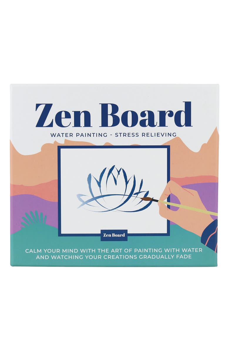 GIFT REPUBLIC Zen Board Water Painting Kit, Main, color,