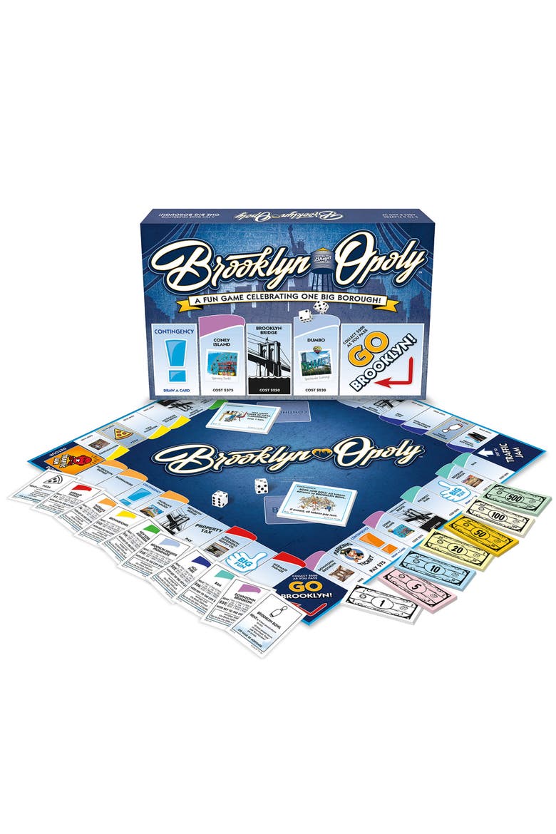 Brooklynopoly Monopoly Board Game, Alternate, color, Multicolored