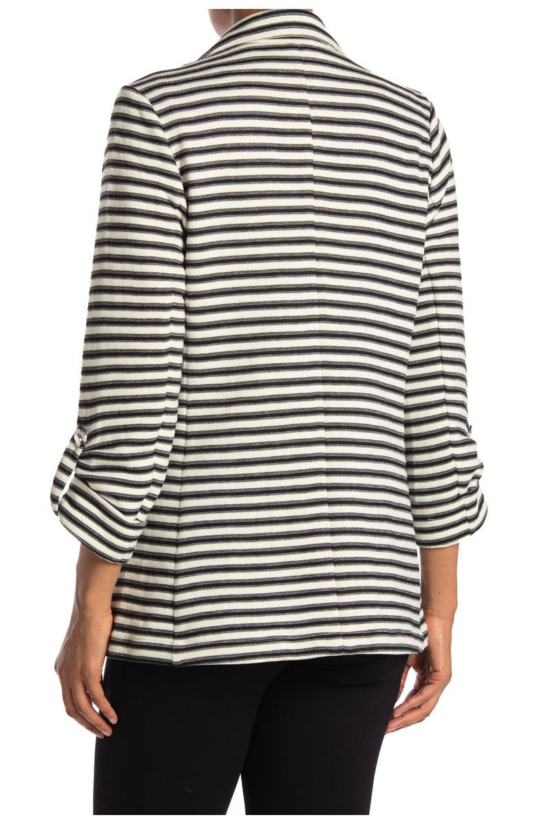 DR2 by Daniel Rainn Stripe Notch Lapel Blazer, Alternate, color,