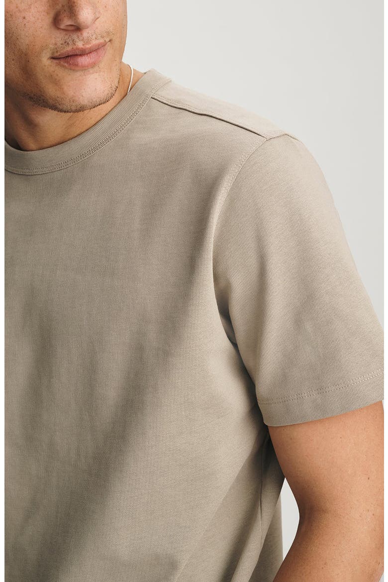 Tan Cotton Crewneck T-Shirt, Alternate, color, SENECA ROCK