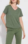 Lysse Cyrus Box Cut V-Neck T-Shirt