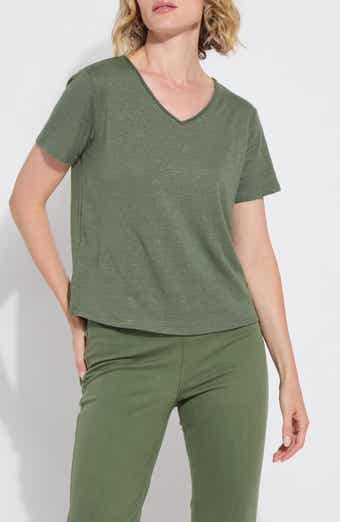 Lysse Cyrus Box Cut V-Neck T-Shirt