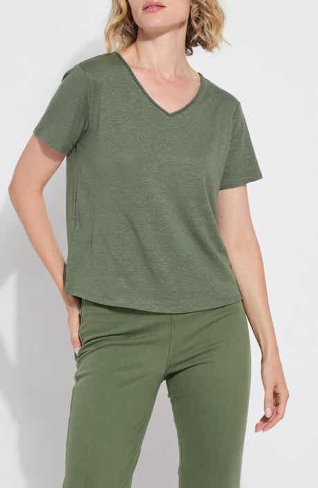 Lysse Cyrus Box Cut V-Neck T-Shirt