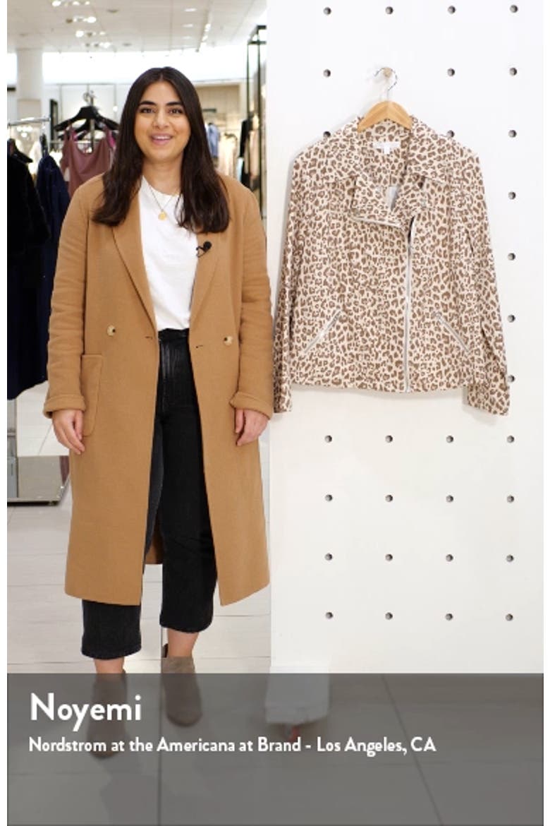 Animal Print Moto Jacket video