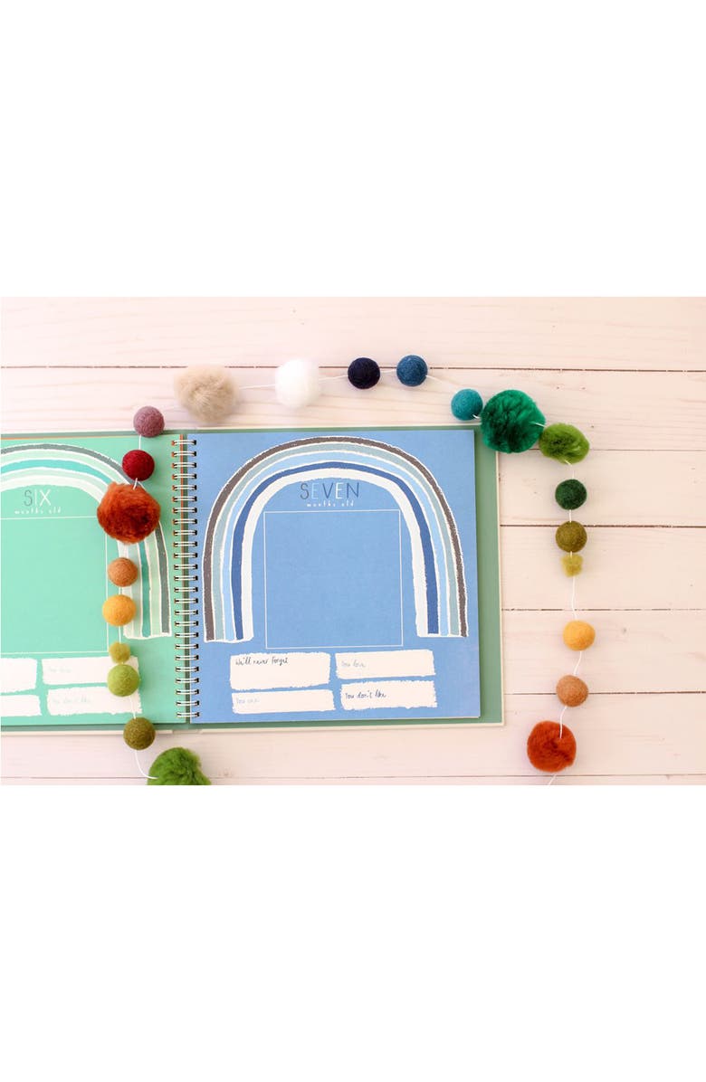 Lucy Darling 'Baby's First Year' Little Rainbow Memory Book, Alternate, color, Multi