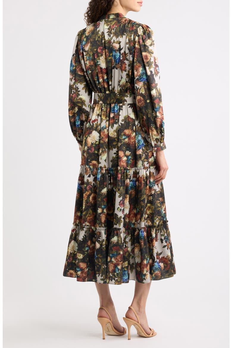The Lilou Floral Print Long Sleeve Maxi Dress, Alternate, color, MYSTICAL FORREST