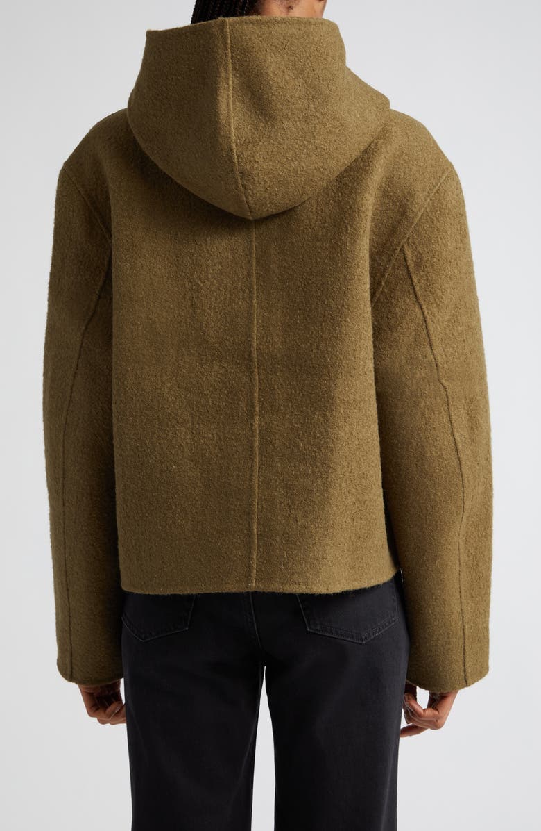 TOTEME Wool Blend Felt Duffle Jacket | Nordstrom